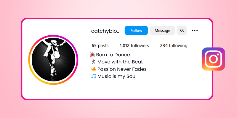 Dance Instagram Bio