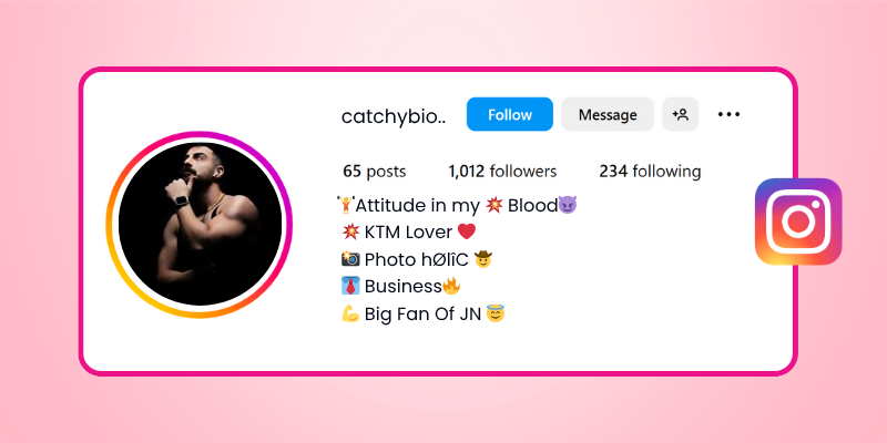 gym bio for instagram