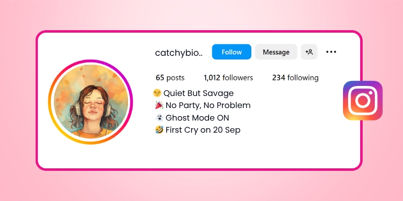 Introvert Instagram Bio