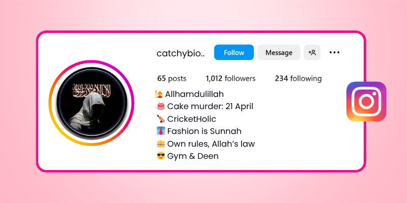 islamic bio for instagram