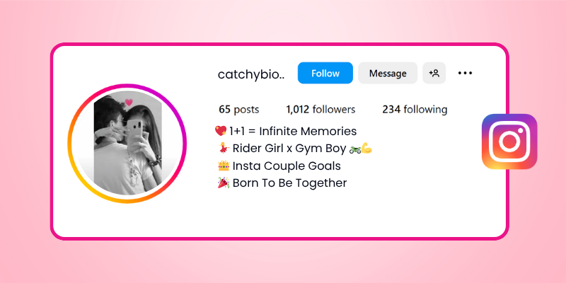 instagram bio for married couples