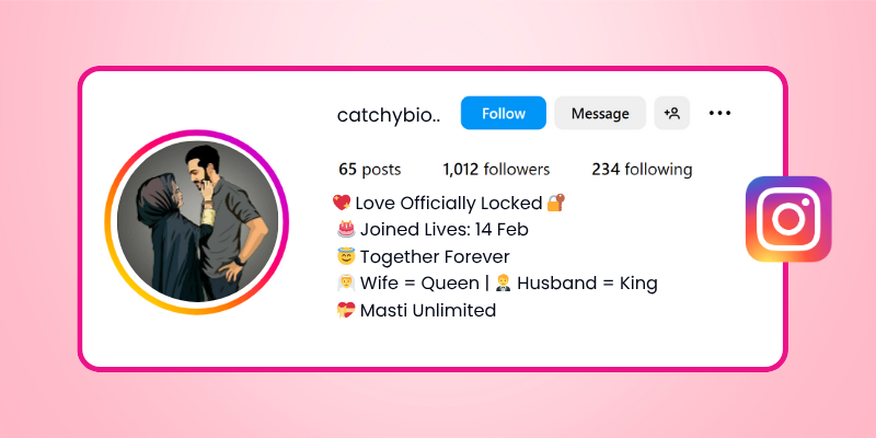 Instagram Bio for Married Girls