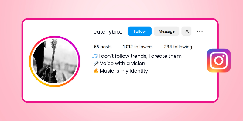 Music Lover Instagram Bio