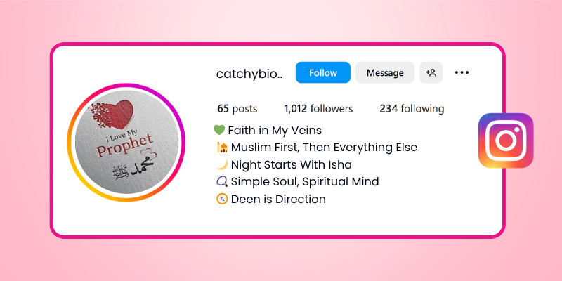 Instagram Bio For Muslim