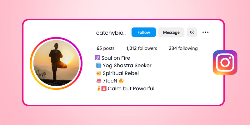 Yoga Instagram Bio
