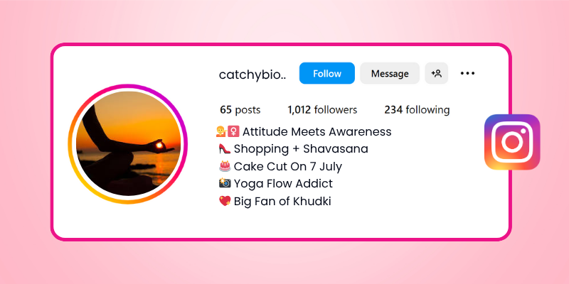 Yoga Instagram Bio