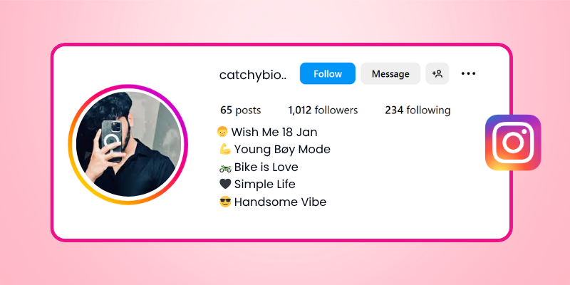 bio for instagram teenager