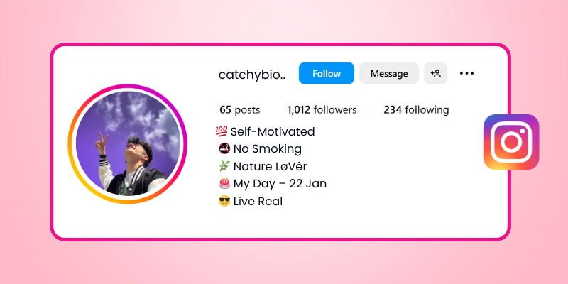 bio for instagram teenager